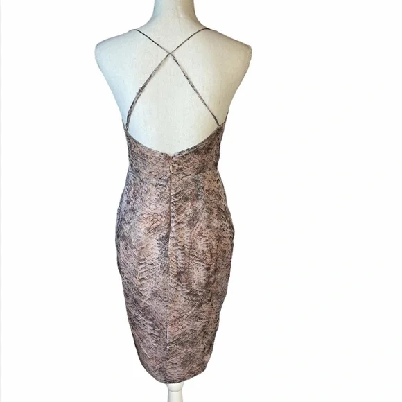 THE JETSET DIARIES BASILISK SNAKE PRINT MINI DRESS - Picture 5 of 12